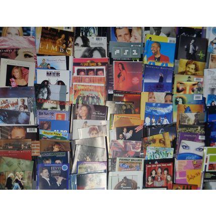 300 CD inserts, booklets - R&B, latin, rock, pop, jazz, etc.