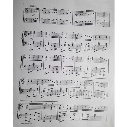 Huckleberry Finn Cake Walk; Two-step - sheet music, 1914 original