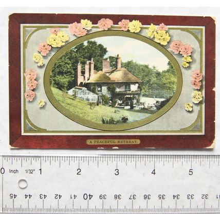1909 Greetings postcard - A Peaceful Retreat