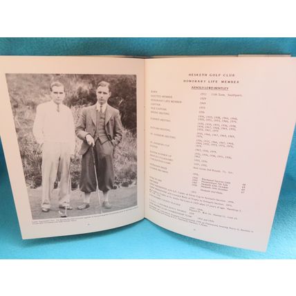 The Hesketh Golf Club Southport 1885-1985 Hick Ltd. Ed 438/750 Signed & 1970 Map