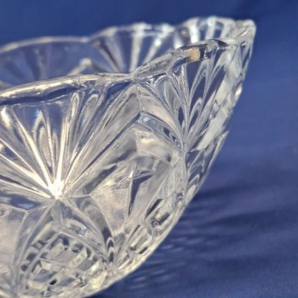 Lot 3 PASARI Indonesia GLASS Fruit/Dessert BOWLS Candy Dish PSY3