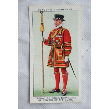1937 Players Coronation Ceremonial Dress No. 33 Yeoman of King's Bodyguard