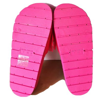 Kamoa Pink Flowers Summer Beach Sliders Shoes Sandals 40 / 7 UK