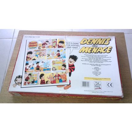 DENNIS THE MENACE: THE GAME (Paul Lamond Games) VINTAGE 1989 - SEE NOTES