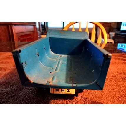 Old Tin Friction Powered Dump Truck Working (AHI Made In Japan) 1960s 8 3/4 Long