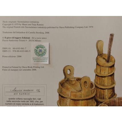 L'ANTICO LIBRO DEGLI GNOMI de MAURI KUNNAS in ITALIAN THE ANCIENT BOOK OF GNOMES