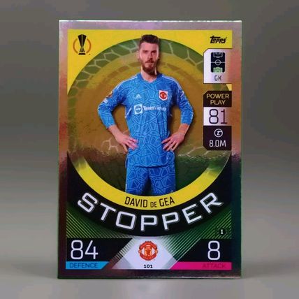 Topps Match Attax Extra 2022/23 STOPPER #101 DAVID DE GE Manchester United