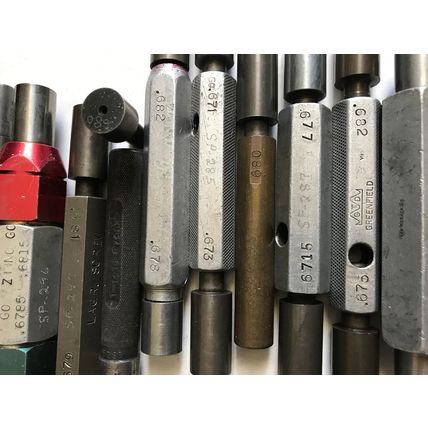 LOT THE PIPE MACHINERY GO NO GO PLUG GAGE .677,.6785,.6815,.679,.670,.682,ET