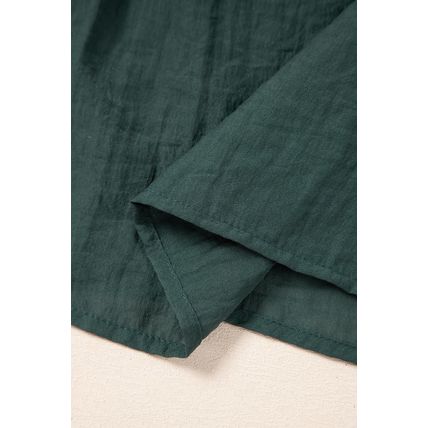 Skobeloff Frilled V Neck Ruffled Cap Sleeve Blouse