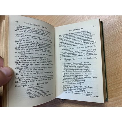 1907 "THE INGOLDSBY LEGENDS" RICHARD BARHAM SMALL ANTIQUE HARDBACK BOOK (P3)