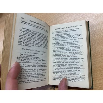 1907 "THE INGOLDSBY LEGENDS" RICHARD BARHAM SMALL ANTIQUE HARDBACK BOOK (P3)