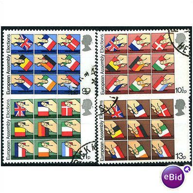 1979 European Assembly Set SG1083-1086 Very Fine Used