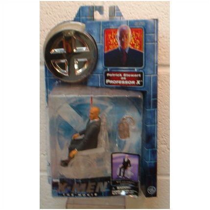 X - MEN THE MOVIE ' PROFESSOR X . grey suit ' action figure ( 2000 )