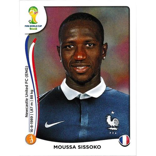 2014 Panini World Cup Soccer Stickers - #383 - Moussa Sissoko