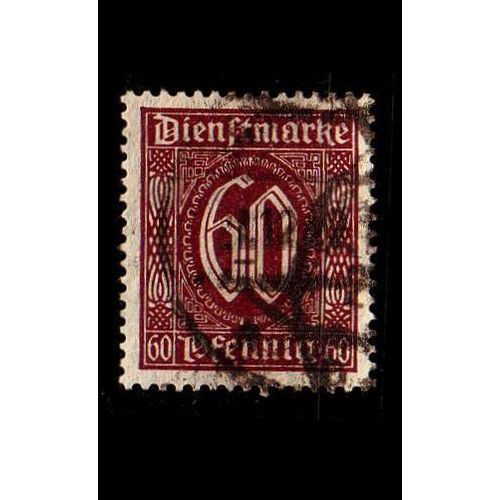GERMANY REICH Dienst [1921] MiNr 0066 a ( O/used ) [La]