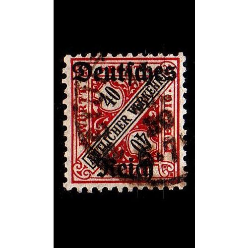 GERMANY REICH Dienst [1920] MiNr 0062 ( O/used ) [La]