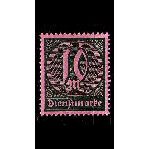 GERMANY REICH Dienst [1921] MiNr 0068 a ( **/mnh ) [La]