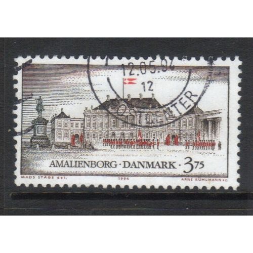 DENMARK 1994 ROYAL RESIDENCES 3.75K USED