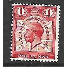 GREAT BRITAIN 1929 PUC GEORGE V SG 435 1d SCARLET M MINT