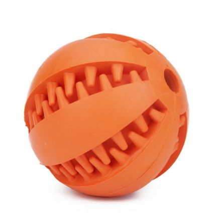 Toy Silicone Ball Feeding Dog Pupply Cat Nontoxic Bite Resistant Pet Exercise UK