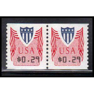 CVP32 29c Shield Very Fine MNH Pair PA4982