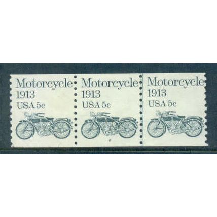 1899 5c Motorcycle Fine MNH Dry Gum PNC 2/3 W0538