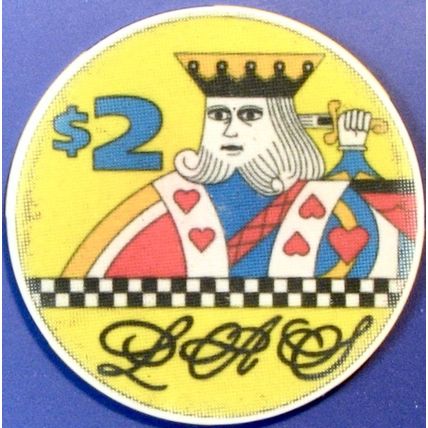 Las Atlantis. $2 Casino Chip. Internet Casino. X89.