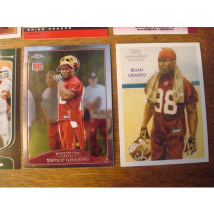 2009, 8-Premium Cards, All Rc's, BRIAN ORAKPO