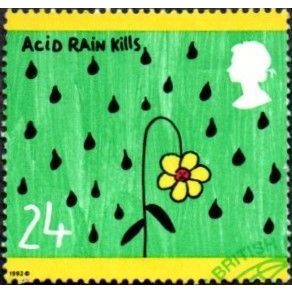 1992 Protection of the Environment. 24p Acid Rain Kills. Very Fine Used