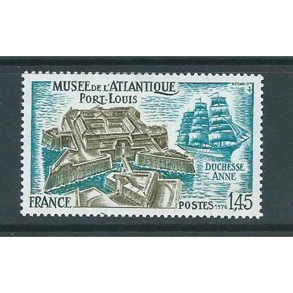 france stamps mnh 1977 sg2149 sg 2149 atlantic museum