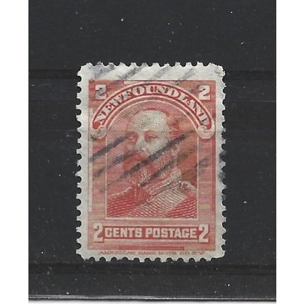 Newfoundland.SG86 2c King Edward VII when Prince of Wales (Orange).F/Used.Jul24f