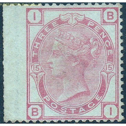 SG: 144,Plate 15 MNG 1874 Cat £ 450
