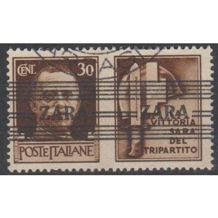 Mi: 36 (2) used 1943 Cat € 45 Zara