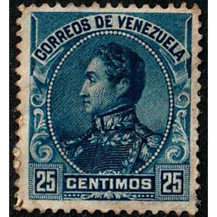 Venezuela 1899 Simon Bolivar 25c Used Stamp