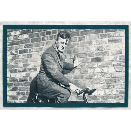 c.1980s PC T.E. Shaw on a Bike, 1935