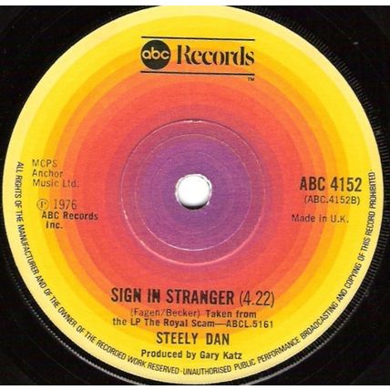 Steely Dan - Haitian Divorce 7", Single, Sol Very Good (VG)