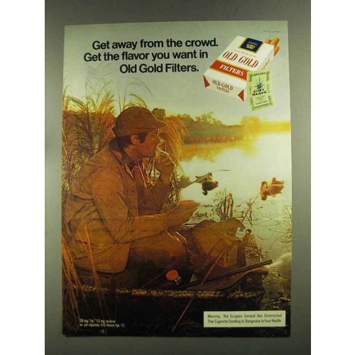 1972 Old Gold Cigarettes Ad
