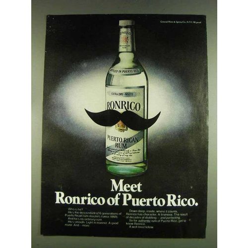 1978 Ronrico Rum Ad - Meet Ronrico of Puerto Rico