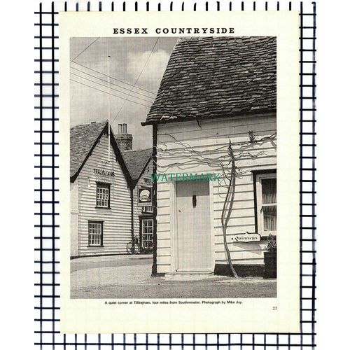 (7054) Epping Forest Museum Hunting Lodge / Tillingham Essex - 1970 Cutting
