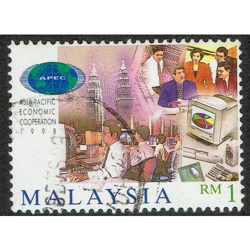 Malaysia 1998 APEC Conference 1r Multicoloured SG713 FU