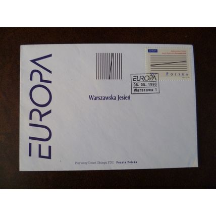 Poland 1998 Europa National Festivals stamp FDC SG3744 Warsaw Music