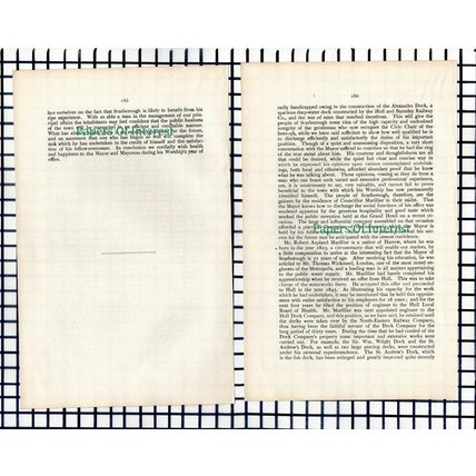 (6387) Councillor R A Marillier Mayor Scarborough Town Council - 1901 Article