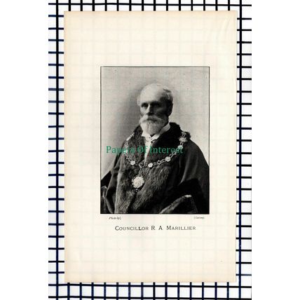 (6387) Councillor R A Marillier Mayor Scarborough Town Council - 1901 Article
