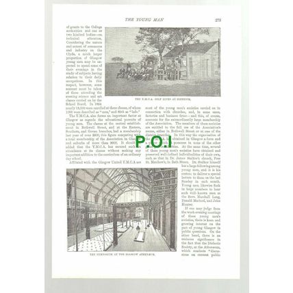 (5416) Glasgow United YMCA / University / Athenaeum Lord Overtoun 1896 Article