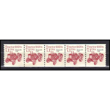 2127a 7.1c Tractor Fine MNH Dry Gum PNC 1/5 AA0334