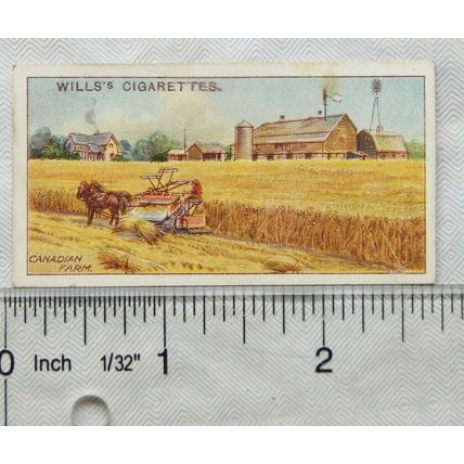 1914 Wills Overseas Dominions Canada No. 32 Canadian farm