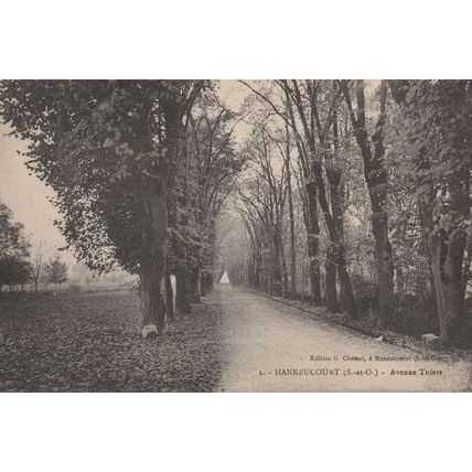 Hanneucourt Avenue Thiers French Old Postcard