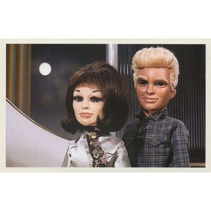 Tin Tin Kyrano Alan Tracy Thunderbirds Episode 1 TV Show Postcard