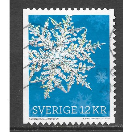 SWEDEN 2010 ICE SNOWFLAKE CRYSTALS USED