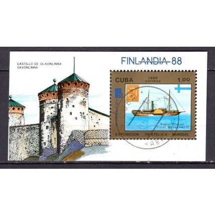 Cuba N° bloc 104 YVERT OBLITERE ( USED )